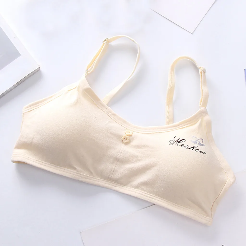 Kids Girls Bra Kids Girls Underwear Adjustable Bra Vest Children Underclothes Undies Kids Clothes Girls Underwear Baby Bra