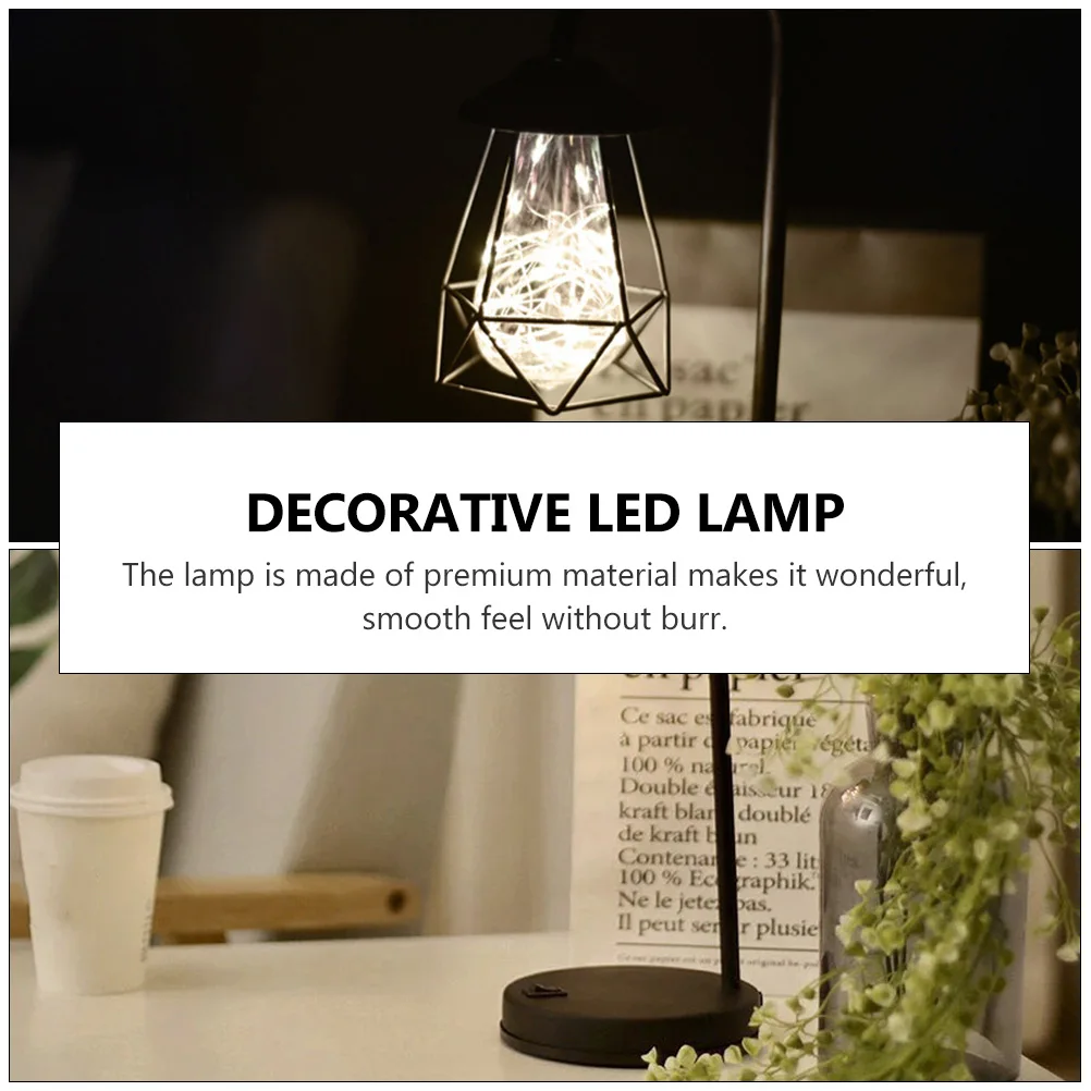 

1pc Vintage Led Retro Style Bedroom Light Creative Night Lamp Lamp Ornament Creative Decorative Usb Light For Home Festival