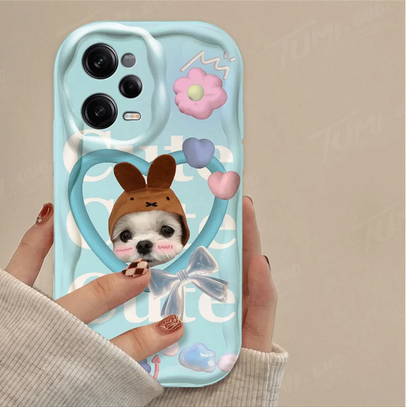 Casing ponsel Xiaomi Redmi Note 13 12 Pro, casing penutup Max kucing anjing lucu kecepatan Turbo 12S 12R 11 11S 10 10S 9S 7 8 9 Pro Max