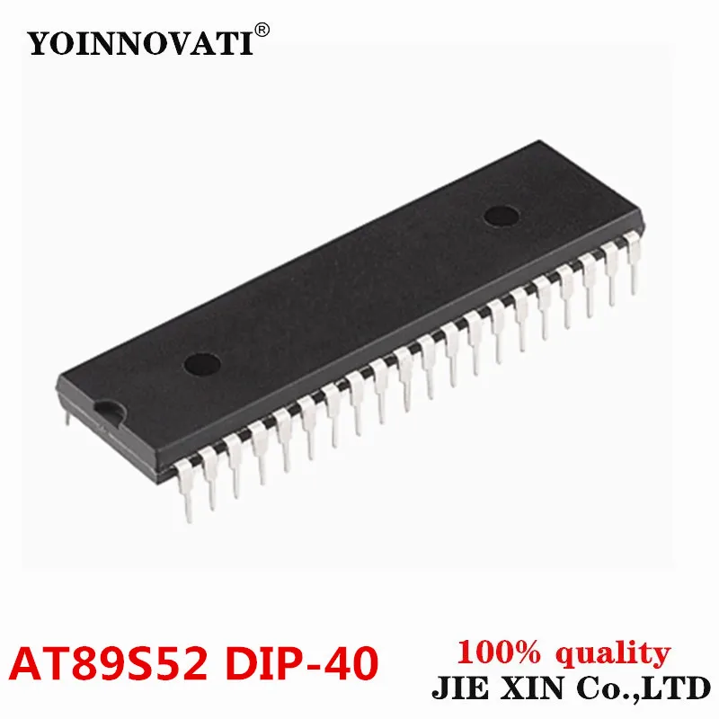 5-100Pcs New AT89S52 AT89S52-24PU 89S52 PI Flash Microcontroller Chip DIP-40 module