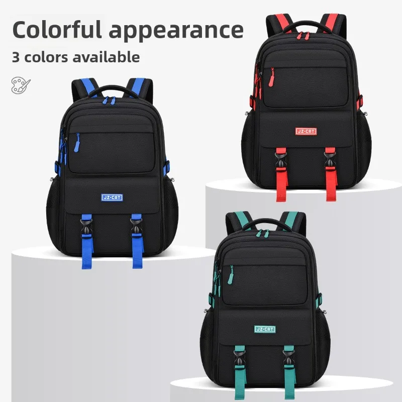 

2026 New Kids Backpack for Boys Lightweight Waterproof Spine Care Large Capacity School Travel Book Bag