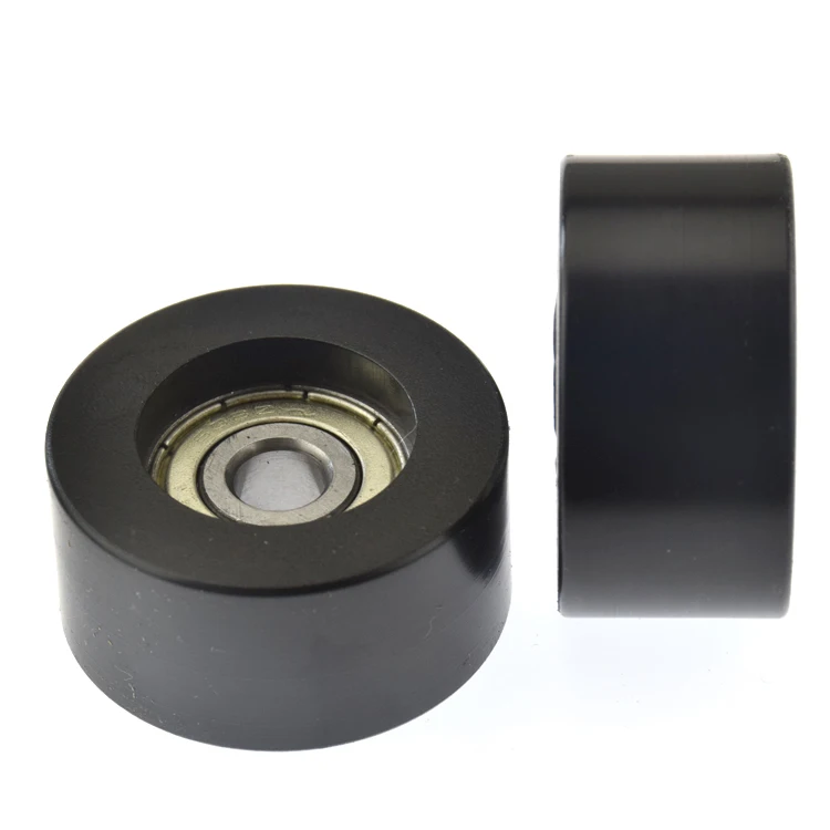 1pc 8*40*20 flat plastic roller load-bearing flat wheel 4cm outer diameter 40mm embedded 638ZZ bearing pulley