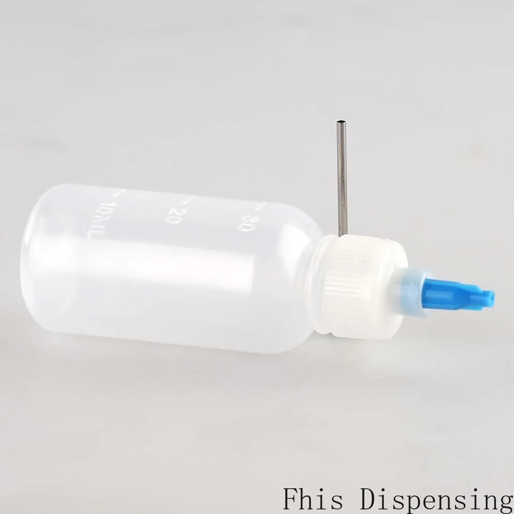 Luer Khóa Chai Applicator Bóp Chai Đầu Kim Nhựa Bóp Chai 50Ml 2Oz Thép Không Gỉ Cùn Đầu 14G Cần