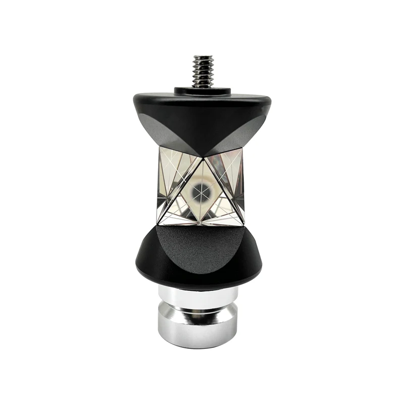 

НОВАЯ серебряная мини-призма 360 градусов для тахеометра Leica Nikon Trimble, резьба 5/8x11 без полюсов