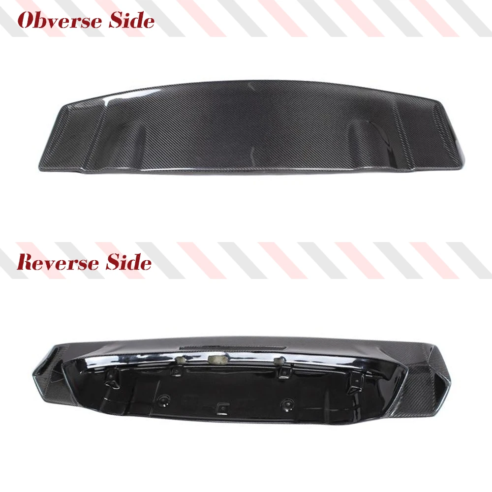 Carbon Faser/FRP Hinten Stamm Dach Lip Flügel Fenster Spoiler für Volkswagen VW Scirocco 2008 - 2013 Nicht für R Rleitung Auto Styling