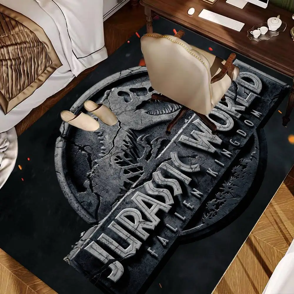 ديناصور الكرتون الحديقة الجوراسية المدخل السجاد الرجعية متعددة الاختيار غرفة المعيشة المطبخ البساط عدم الانزلاق ترحيب البساط #5