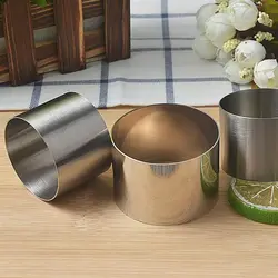 Mould Decorating Pastry Tool Mousse Ring Mini Round Cake Mold Stainless Steel