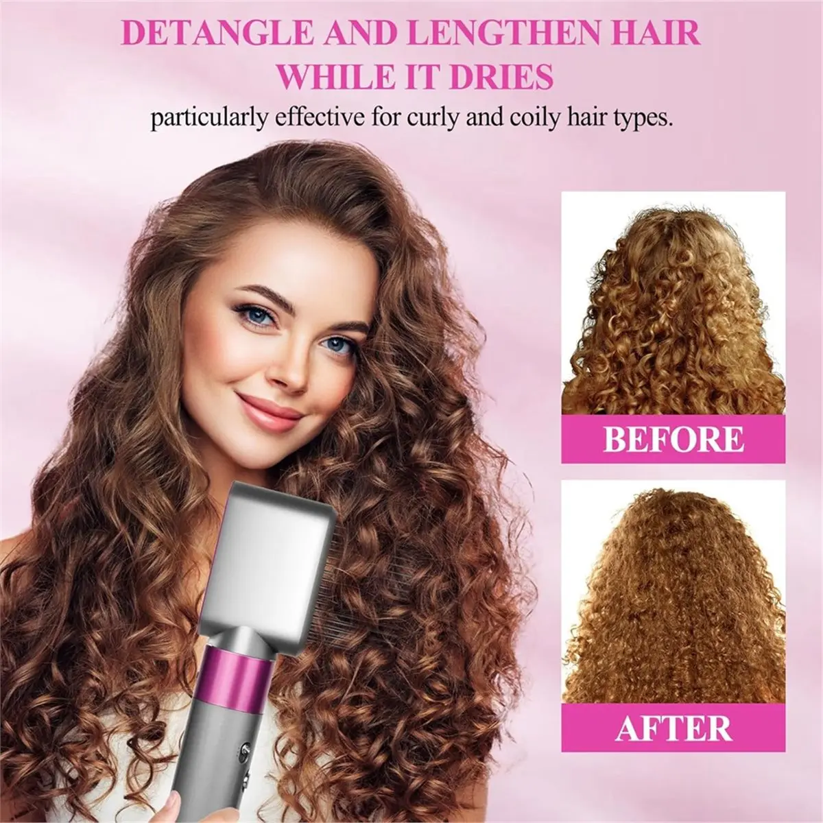 [828 SALE]Hair Straightener Attachment and Wide Tooth Comb Nozzle Attachment for HS01 HS05 HS08 Accessories