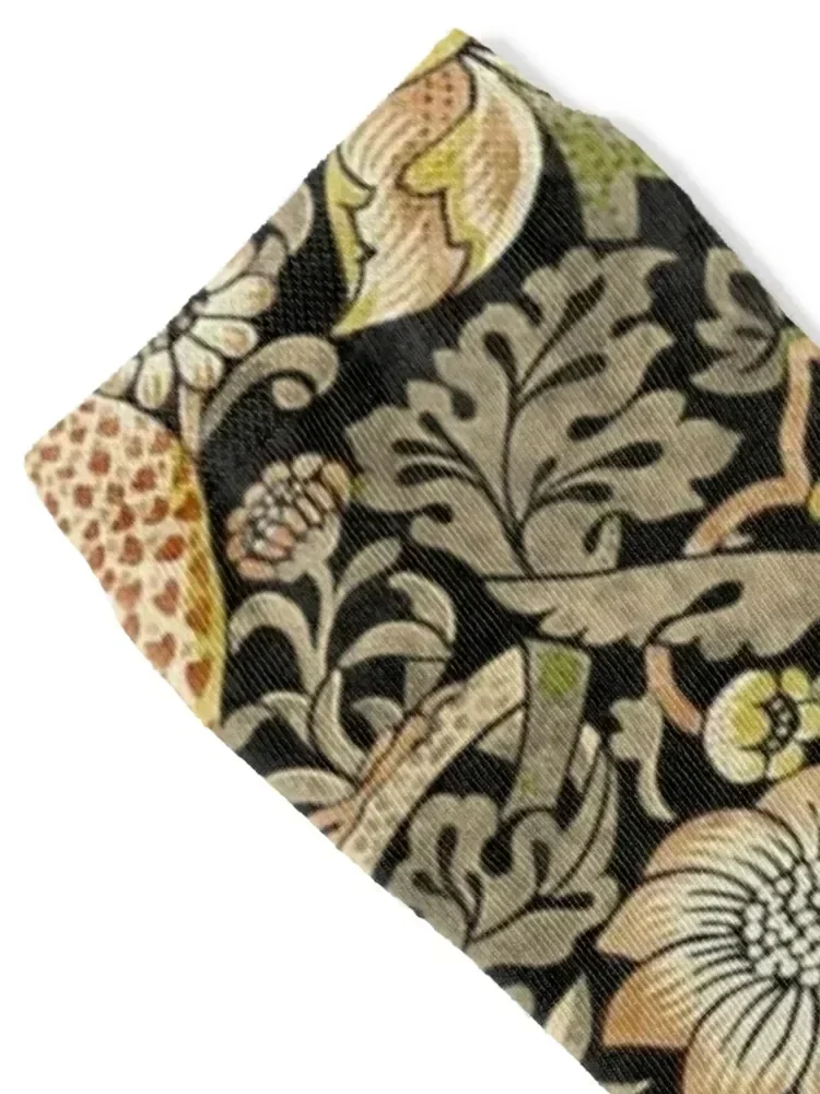 William Morris- strawberry thief design Socks Lots designer brand Rugby Crossfit Boy Child Socks Women's
