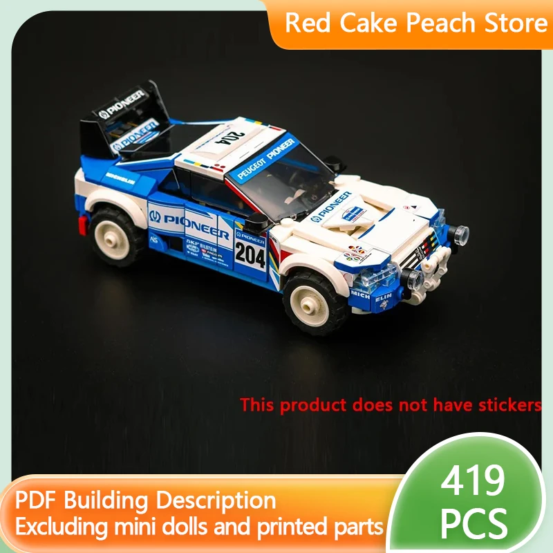 Speed Champion Model MOC Building Bricks 405 T16 Grand Raid Modular Technology Gifts Holiday Assemble Children Toys Suit