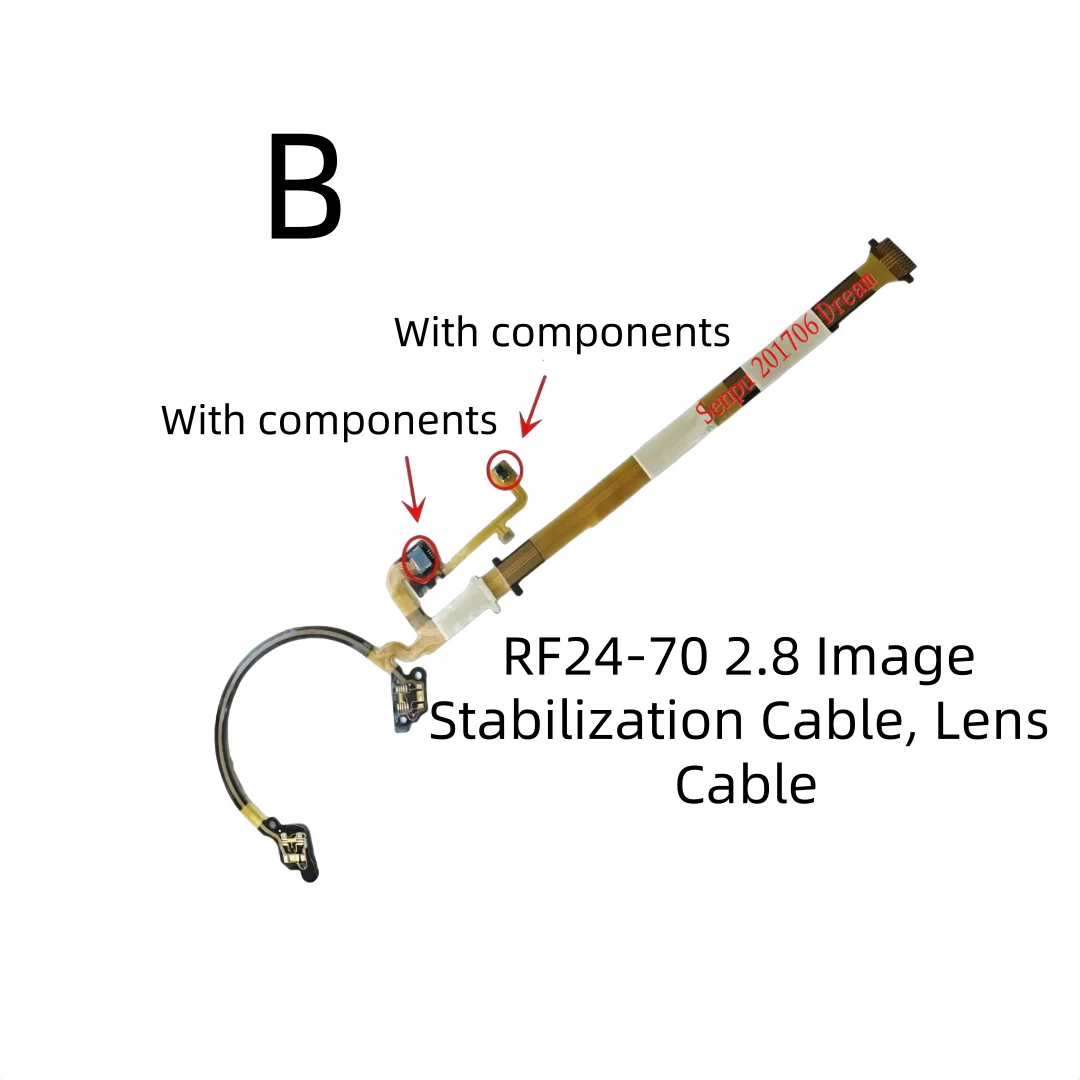 For Canon RF24‑70mm F2.8 Lens IS Flex Cable Anti‑Shake Ribbon Cable Empty Cable / With Components Camera