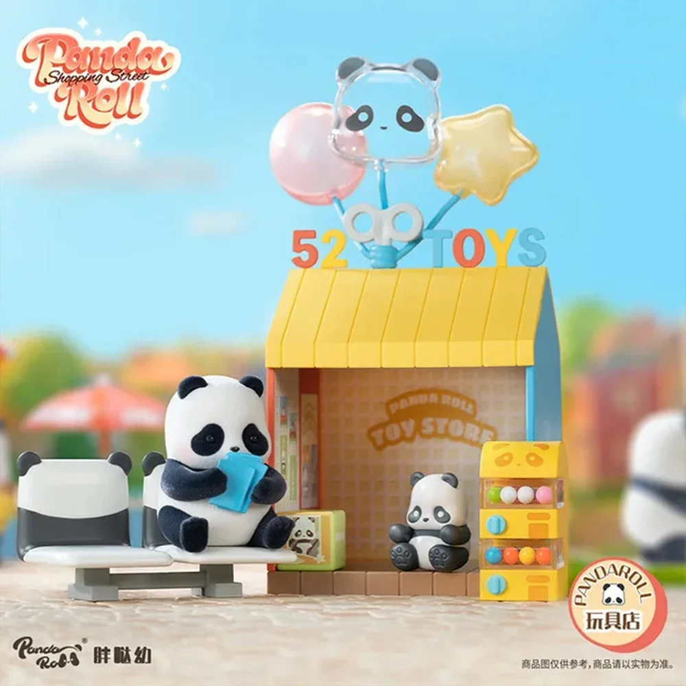 

Panda Roll Shopping Street Series глухая коробка загадочная коробка Оригинальная фигурка мультяшная коллекция моделей детские игрушки Сюрприз подарок