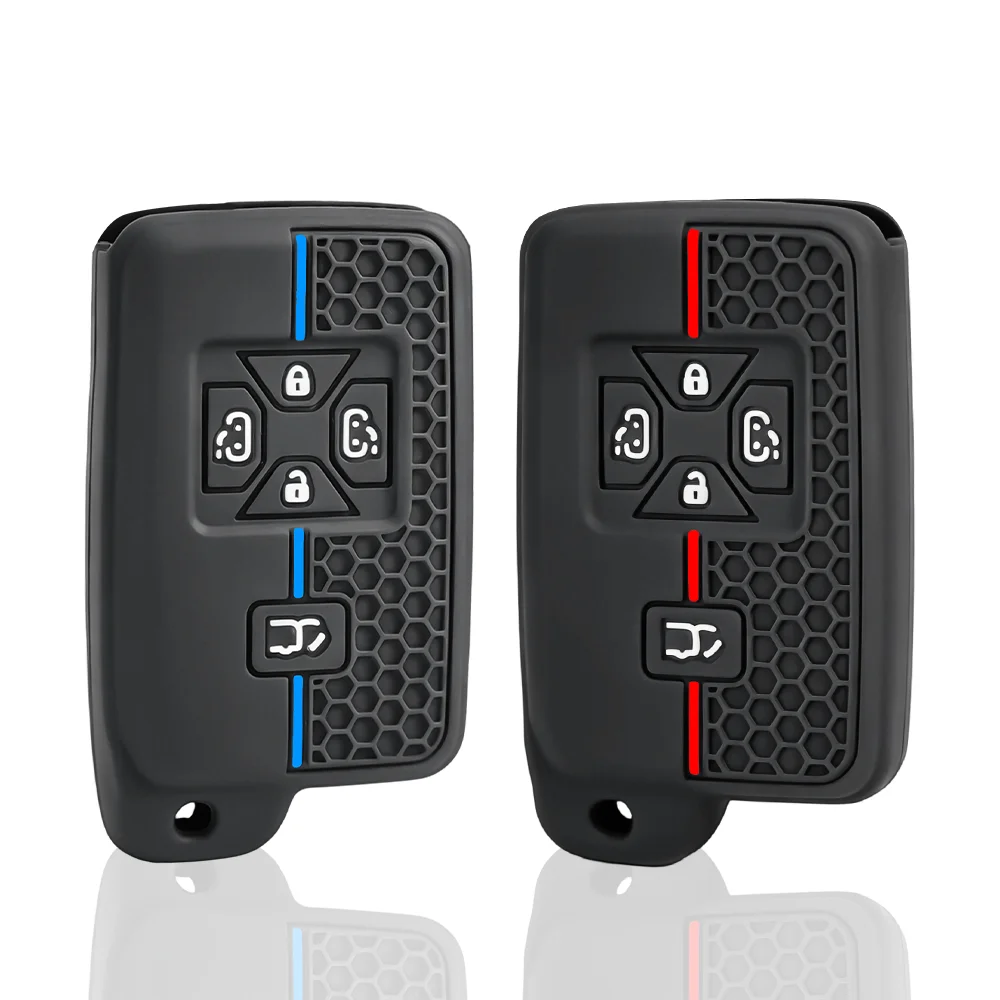 5 Buttons Silicone Smart Remote Car Key Shell Case Fob Cover for Toyota Noah Voxi Alphard Estima Vellfire Keyless Protector