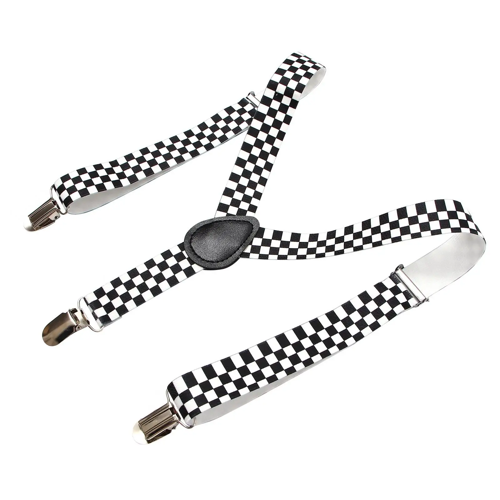 

Checkered suspender Clip-on suspender Y-back suspender Clip-on braces Checkered braces