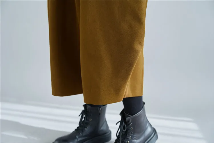 New 2026 Women's Solid Loose Casual Trousers Simple Elastic Waist Wide Leg Harem Pants Versatile Pockets Banana Pants Oversized
