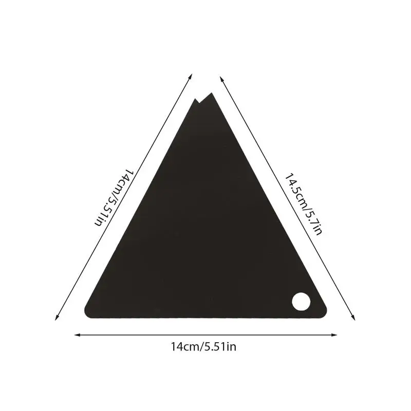 Herramienta raspadora de esquí, herramienta de afinación de Snowboard acrílico, Kit de encerado y afinación triangular para esquí ancho y Snowboard,