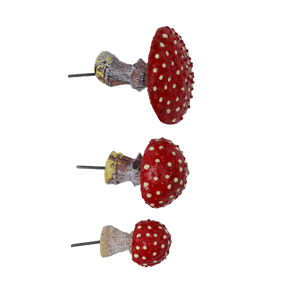 Delightful Resin Mushroom Statues Handcrafted Garden Ornaments with Luminous Effect Perfect for Indoor and Outdoor Spaces