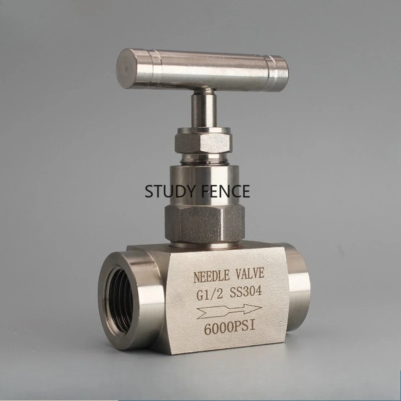 

1 шт. игольчатый клапан высокого давления из нержавеющей стали 304, трубопроводный клапан, игольчатый клапан высокого давления, DN6-DN25, трубопроводная фурнитура