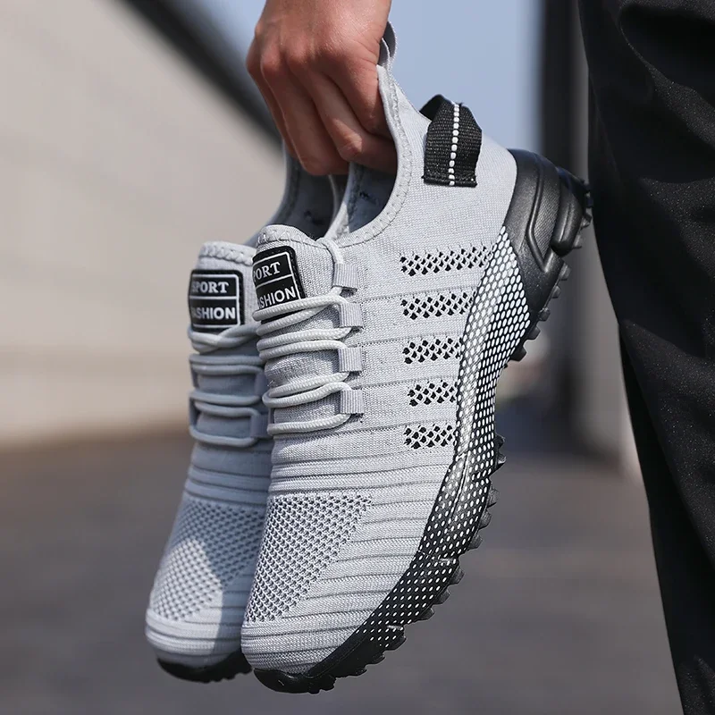 

Shoe Set Sports and Fashion Casual Shoes Men's Tennis Shoes Skateboard Fa on Shoe Black Mesh Walking Shoes Size 36-46 Menswear