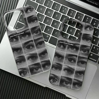 Sharp Eyes Phone Case For iPhone 17 Pro Max 16 13 15 11 12 14 Pro Max 17 Air 16 14 Plus  Shockproof Silicone Clear Cover