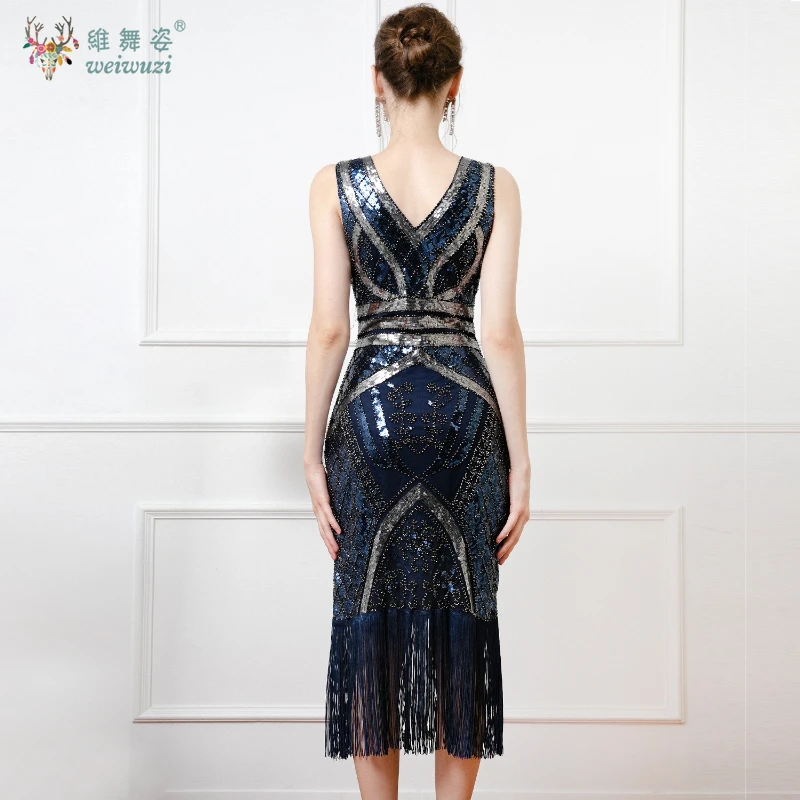 ノースリーブメッシュヴィンテージボディコンマキシスパンコール夏の女性ウエディングイブニングドレス女性 Vestido エレガントな高級誕生日パーティードレス