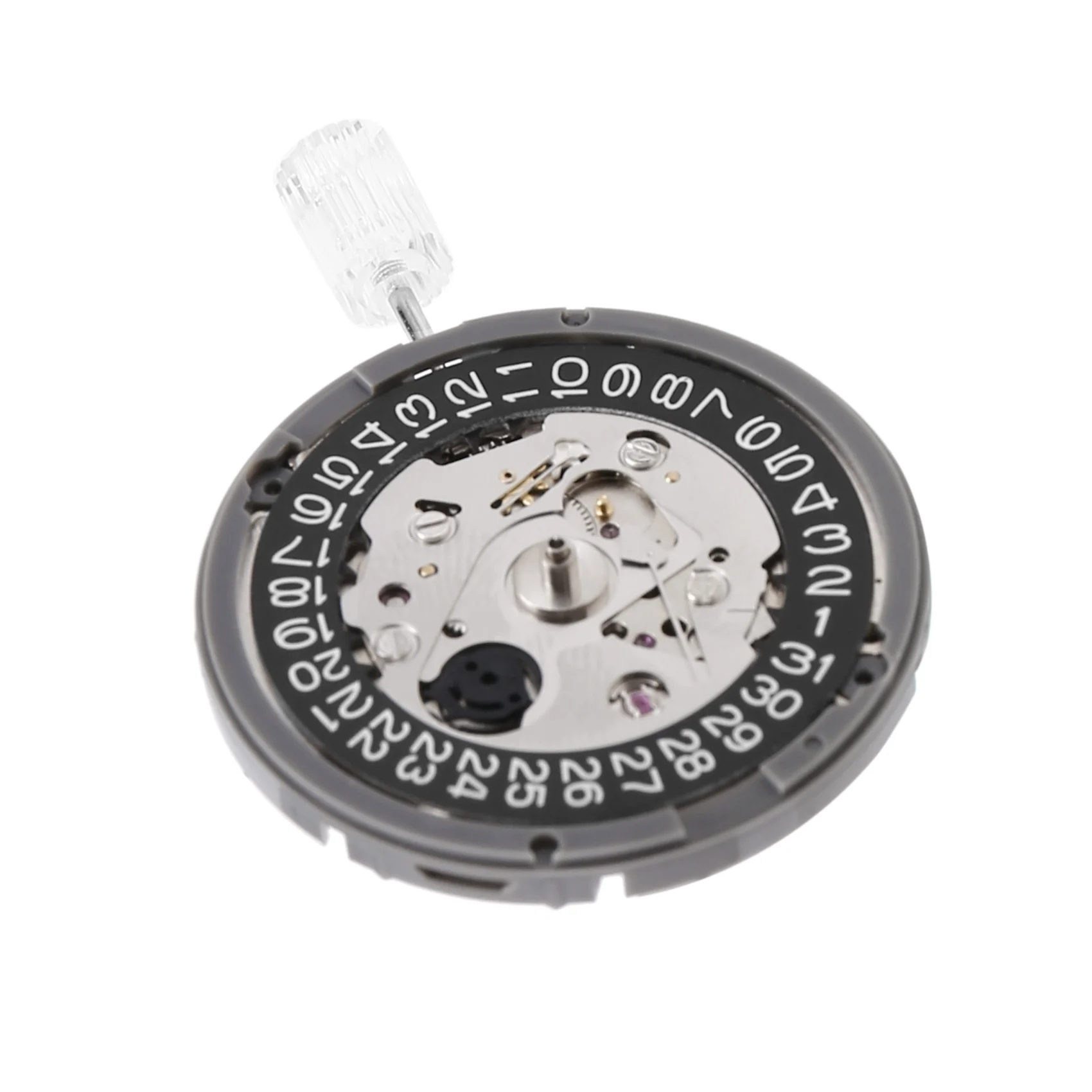 XFDE For SEIKO Japan NH35A Mechanical Watch Movement 24 Jewels NH35 Automatic Mechanism 3.8 O'Clock Black