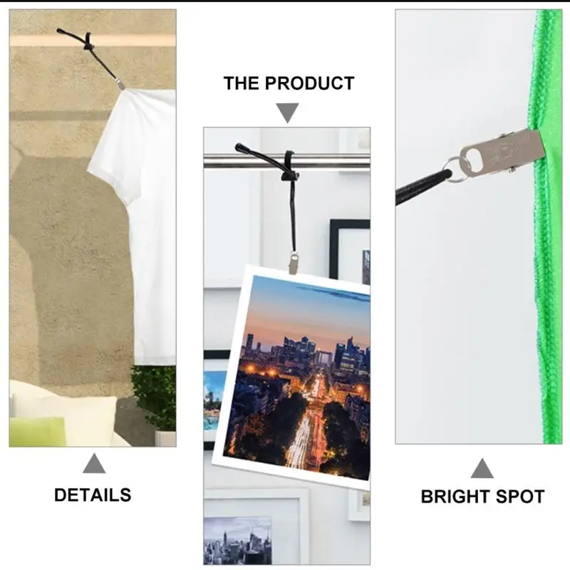 Clipe Ajustável Invisível para Calças 2/4pcs, Previne Arrastamento, Clipe Multiuso para Fixação de Fundo Fotográfico