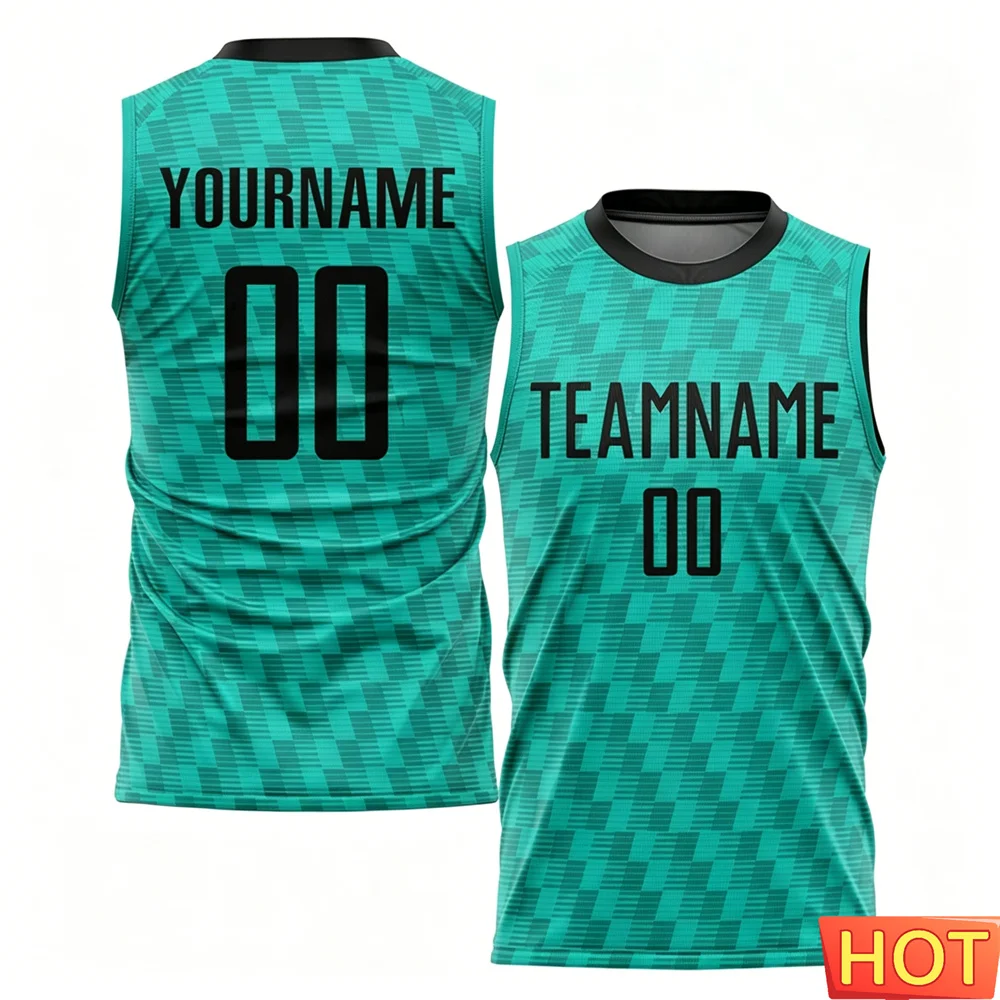 DIY Teamname Basketball team jersey T Shirt For Men Clothes Customized Sport Jersey Personalized Name Number Men's training vest