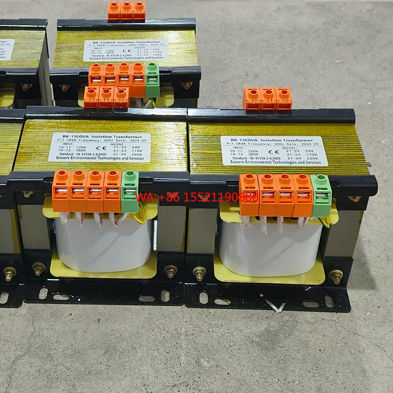 Low Voltage Transformer Single Phase 2KVA-5KVA All Copper BK Control Transformer 220V to 48V