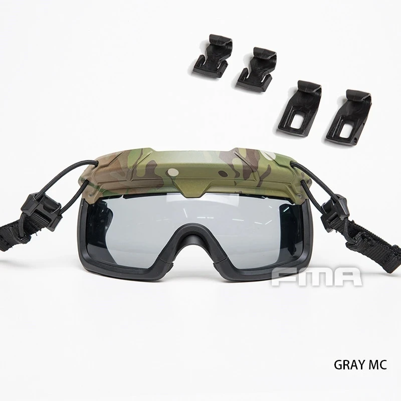 

FMA Safety Goggles For Tactical Helmet Protective Glasses Anti Fog Dust 3MM Thickness Lens CS Airsoft Goggles TB1333