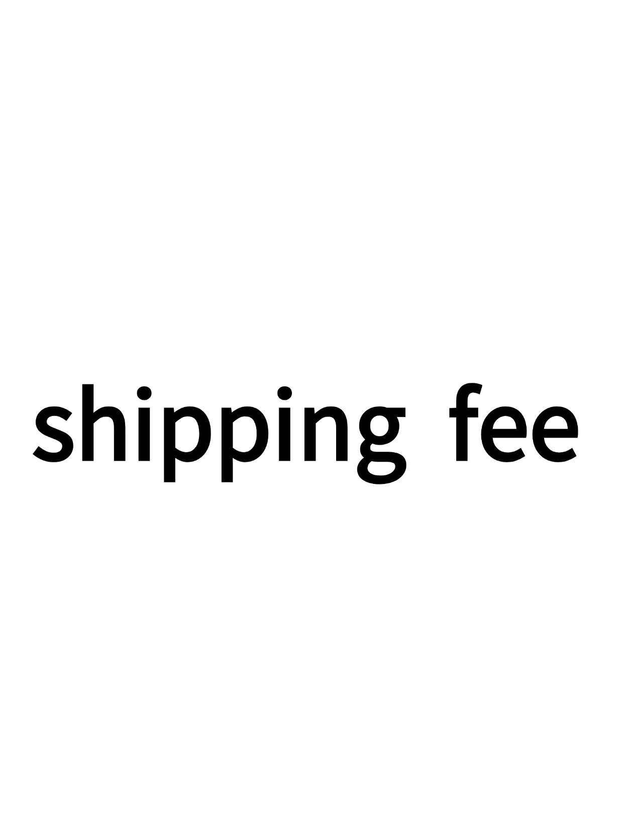 Special postage shipping fee