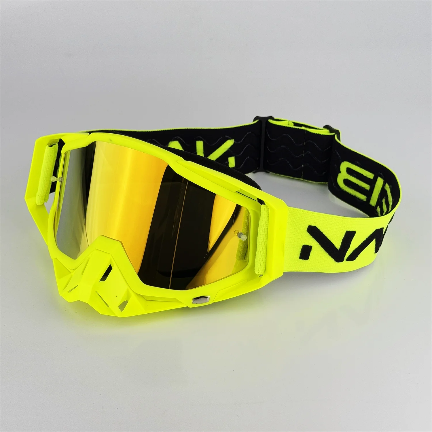 NAFEIB Motorcycle Motocross Goggles/Glasses: Windproof & Impact-Resistant Eyewear for MTB, ATV & Off-Road Riding Adventures. image 3