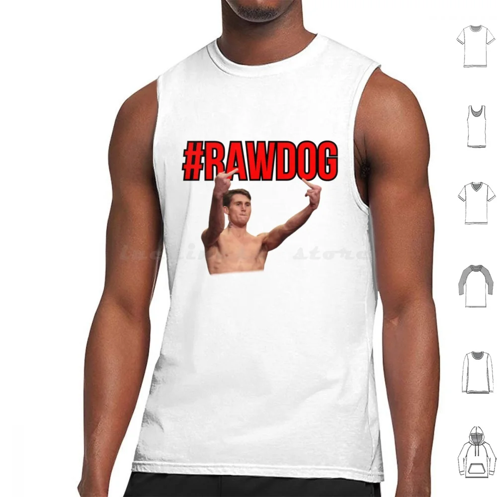 Rawdog Darren Till Meme Tank Tops Print Cotton Professional Rawdogger Jidion Dogger Best Professional Rawdogger Funny