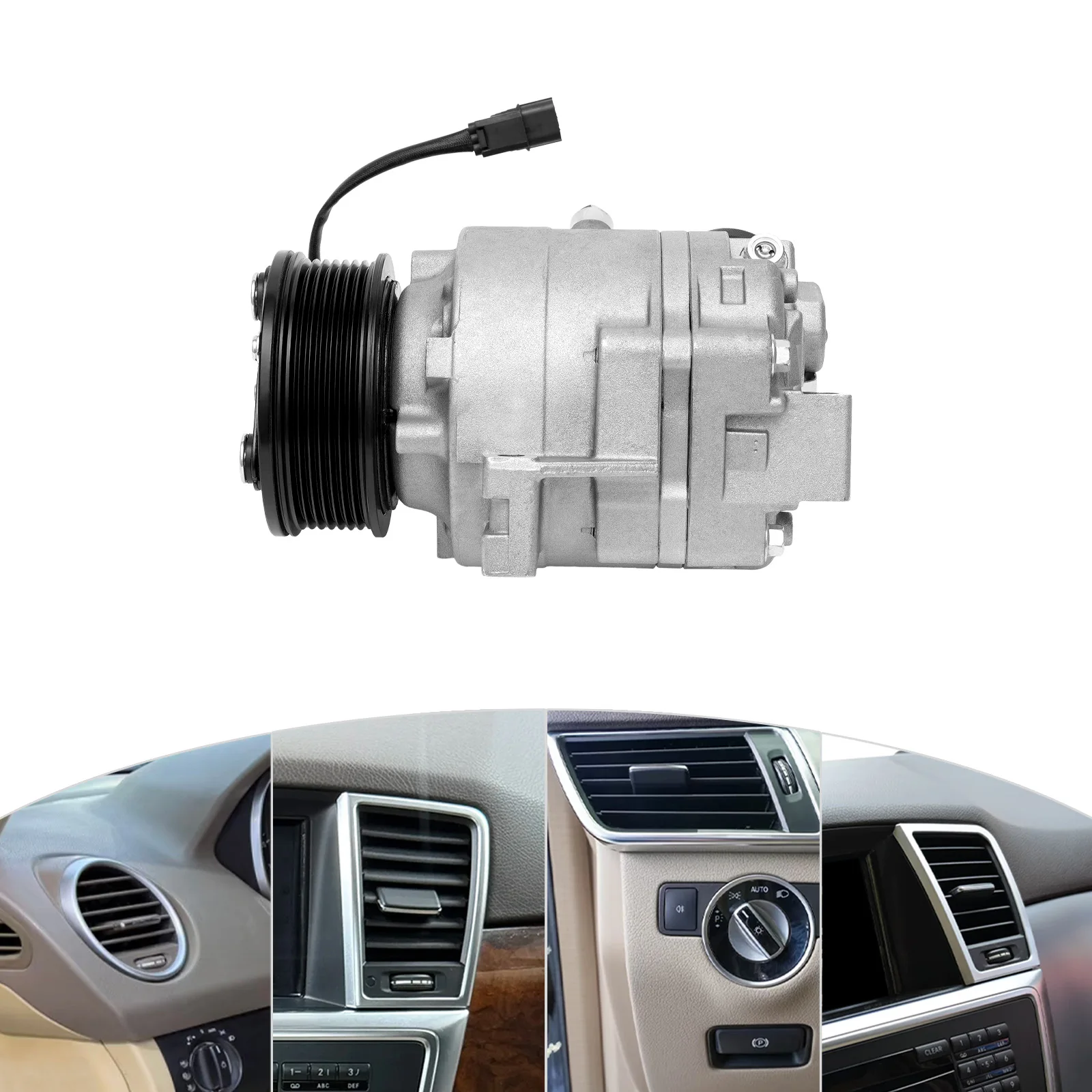 

A/C Compressor + Clutch ForH-onda Civic 1.8L 2006-2011 DX EX LX Coupe/Sedan 2-Door 4-Door 4918AC 1#Replace CO 4918AC