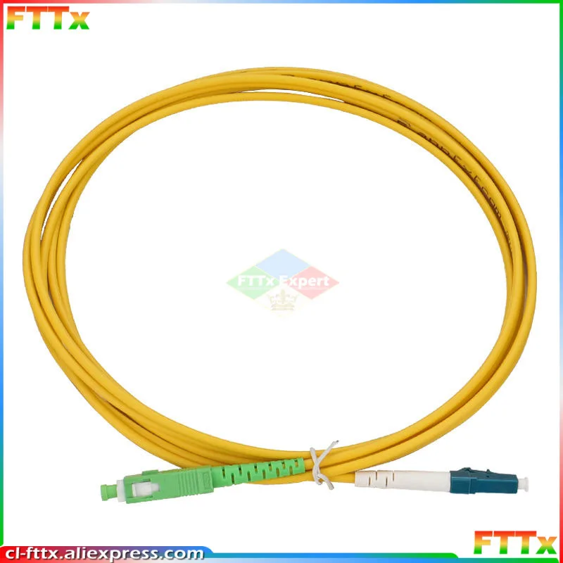 

10pcs/bag SC-LC Simplex Single-mode 9/125 Fiber Optic Patch Cord SC/APC-LC/UPC 2.0mm Or 3.0mm Jacket FTTH Fiber Optic Jumper