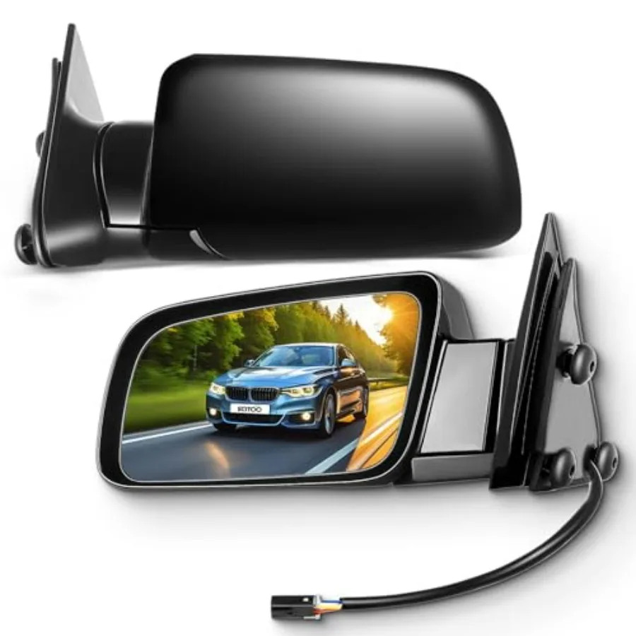 

Side View Mirrors for 1988-1999 Chevy Blazer Suburban Tahoe GMC Jimmy Yukon Pickup Truck Power Adjusted Driver Passenger Pair S