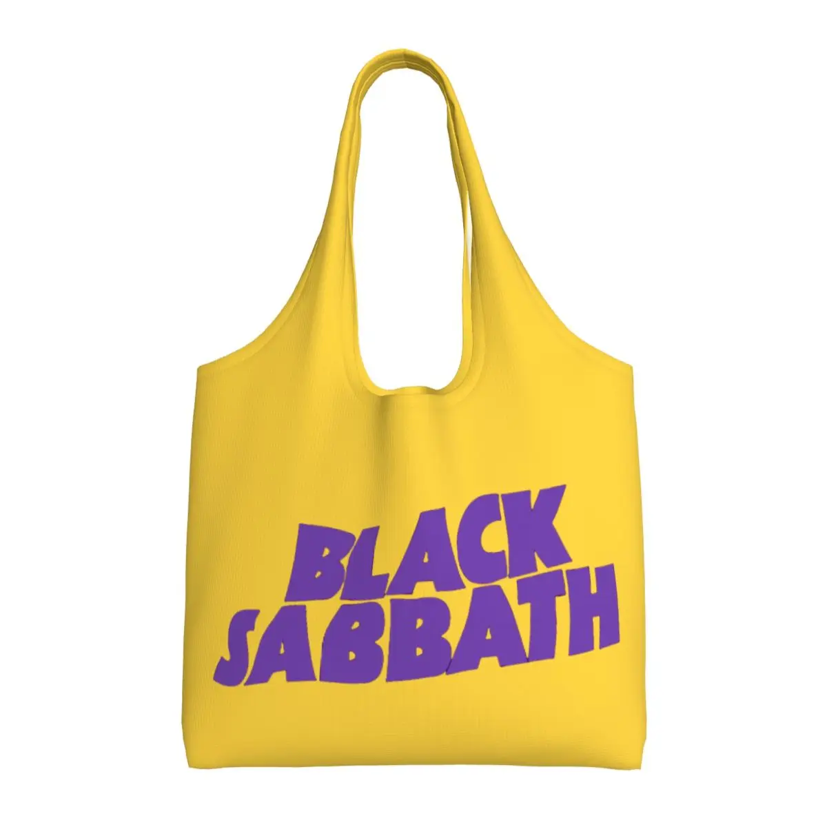 

Black Sabbath Vibes Large Capacity Canvas Tote Bag Single Shoulder Work Commute Bag For Women Eco-Friendly Shopping Bag