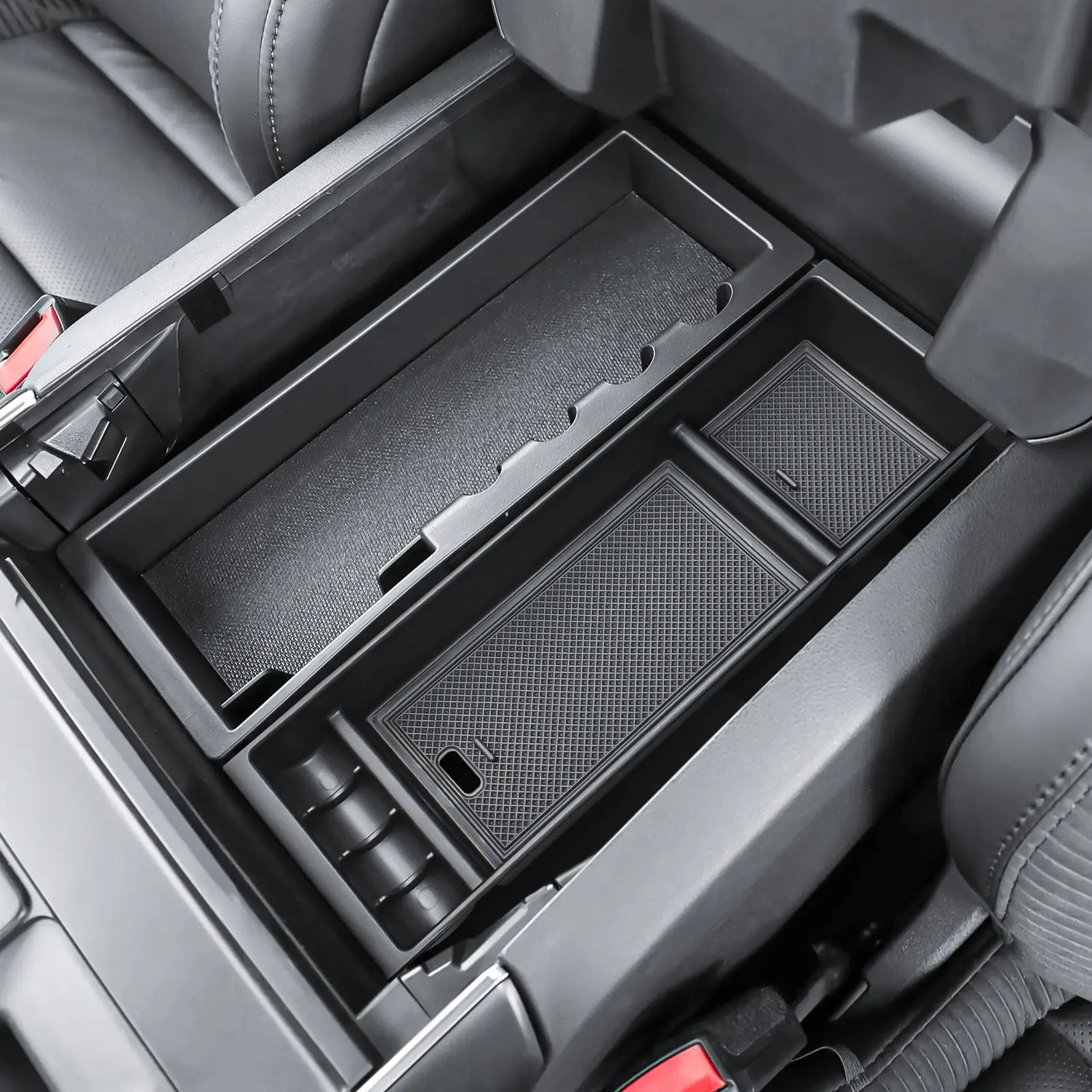 Center Console Organizer Tray  for 2024 2025 2026 Ford F150 & F150 Lightning Interior Secondary Armrest Box Storage Accessories