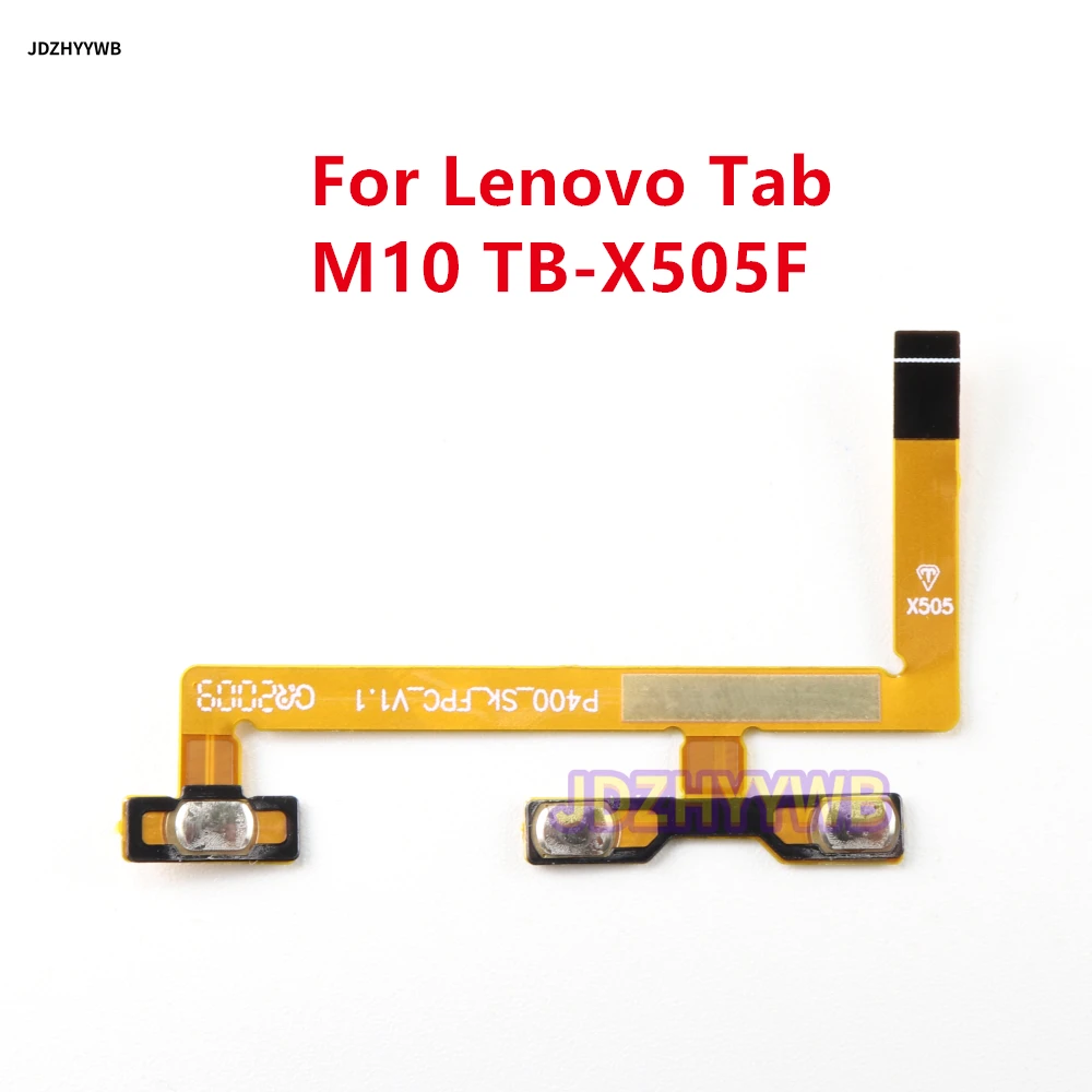 

For Lenovo Tab M10 TB-X505F TB X505M TB-X505L X505 Power On Off Volume Switch Side Button Key Flex Cable