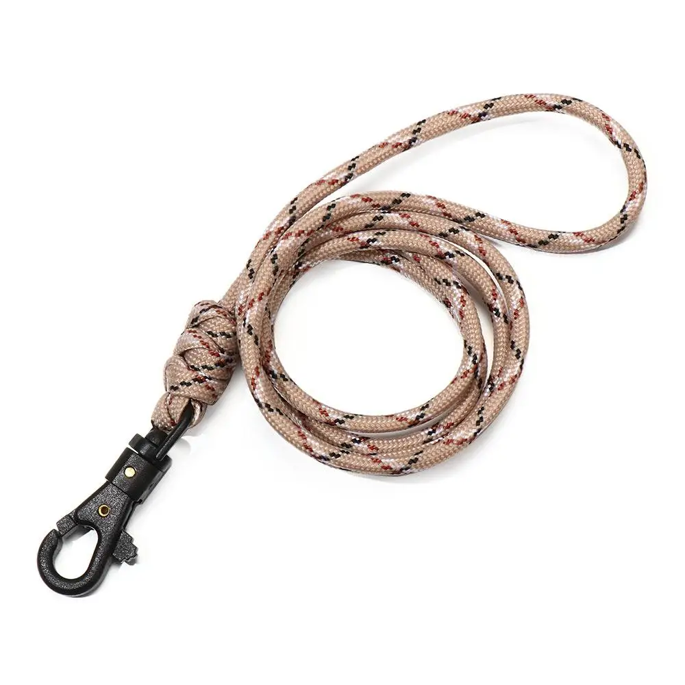 New Emergency Survival Backpack High Strength Paracord Keychain Key Ring Lanyard Triangle Buckle Parachute Cord