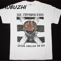 new summer arrived men tee shirt S.O.D. STORMTROOPERS OF DEATH ANTHRAX M.O.D. MOSH THRASH T-SHIRT pattern print tshirts