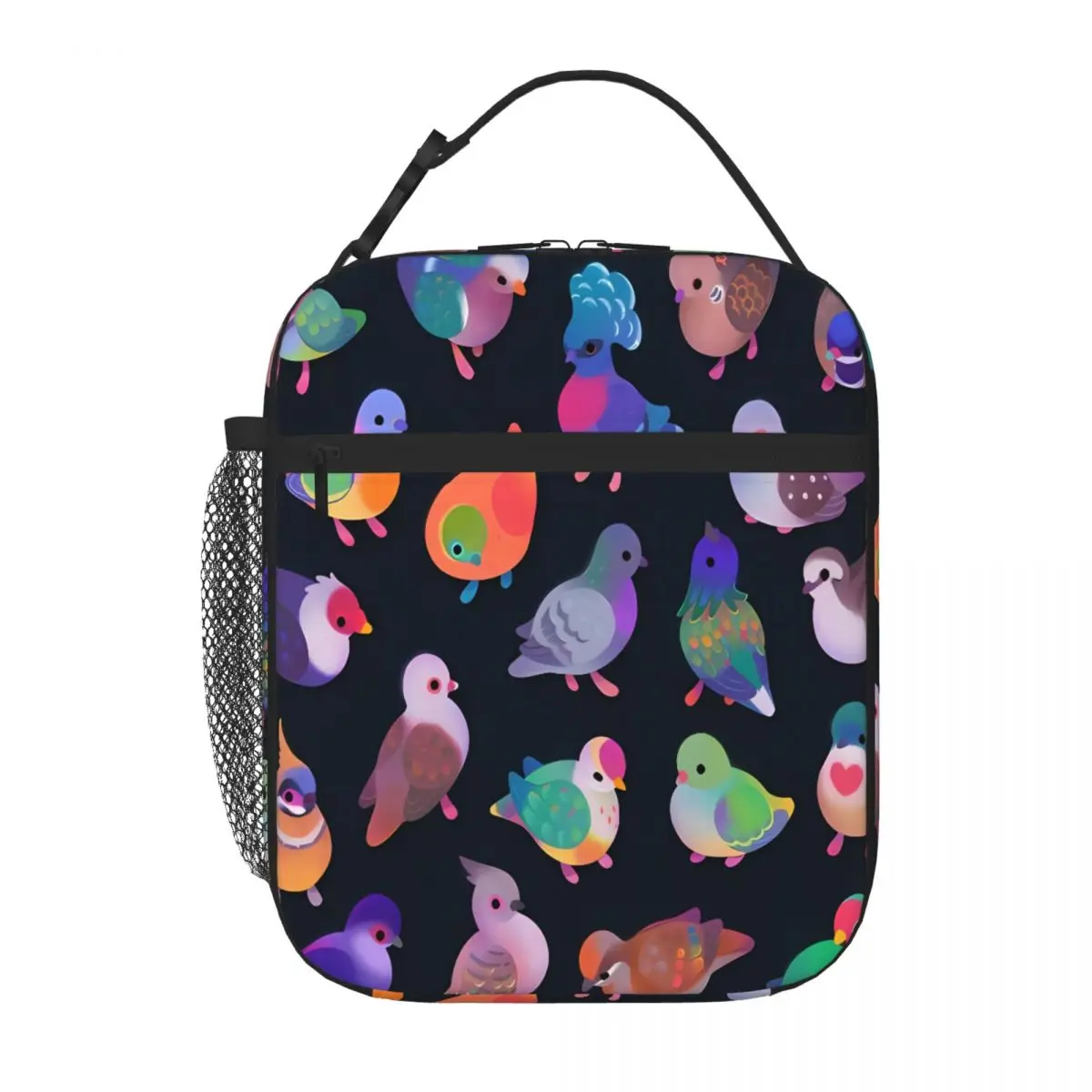 Bestselling Wild Pigeon Marble Print Thermal Lunch Bag Workday Snack Cooler Lunch Bag