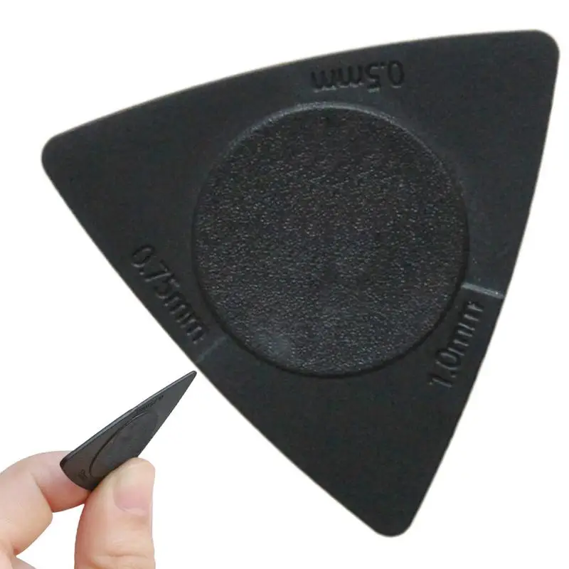 Guitar Picks For Acoustic Guitar Anti-Slip Triangular Shape Picks Grip Sweat Proof Bass Picks Thin Bass Picks Sweat Proof Guitar