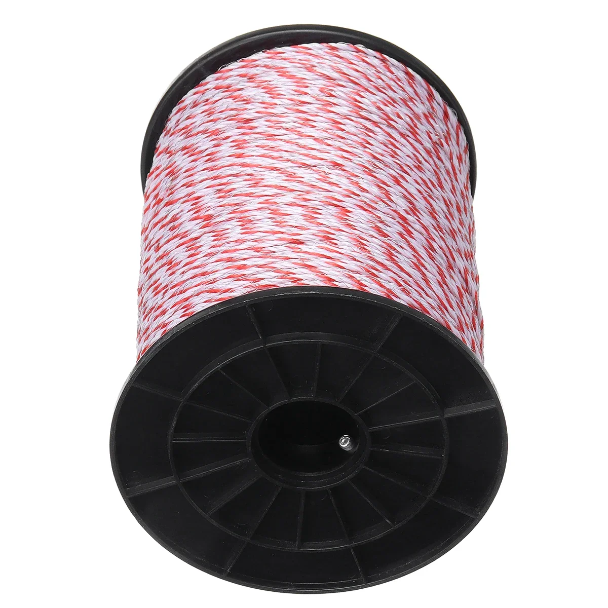 500M Roll Electric Fence Rope Red White Polywire with Steel Poly Rope for Horse Animal Fencing Ultra Low Resistance Wire