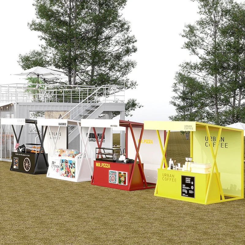 

Market Stall Rack Commercial Square Night Market Sales Stall Rack Outdoor Camp Food Street Stall Display Rack