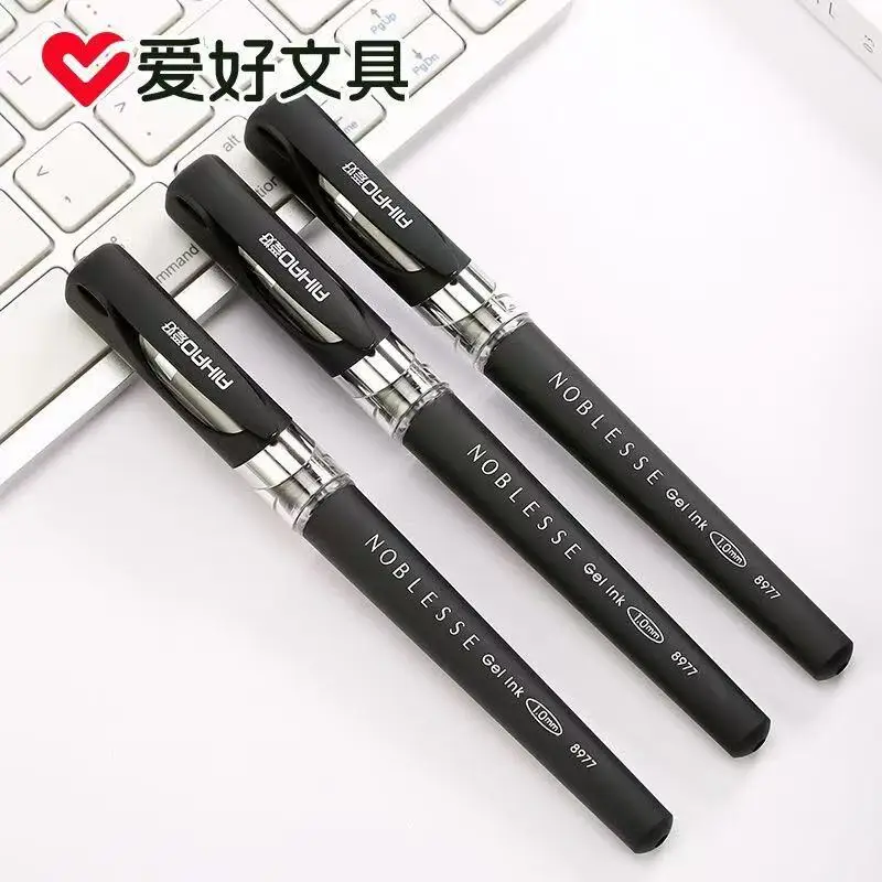 

3 pcs/lot 1.0 mm Gel Pen Large Capacity Thick Office Business Pen Signature Pen For Writing Office School Supply Cute Stationery