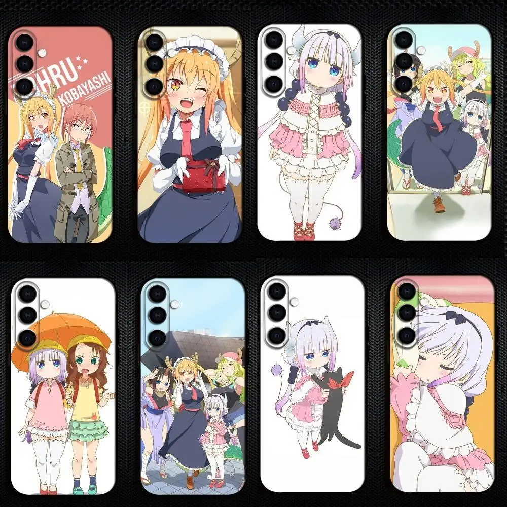 

Miss Kobayashi's Dragon Maid Phone Case For Samsung Galaxy A73,A72,A71,A70,A53,A52,A51,Others Soft Black Shell