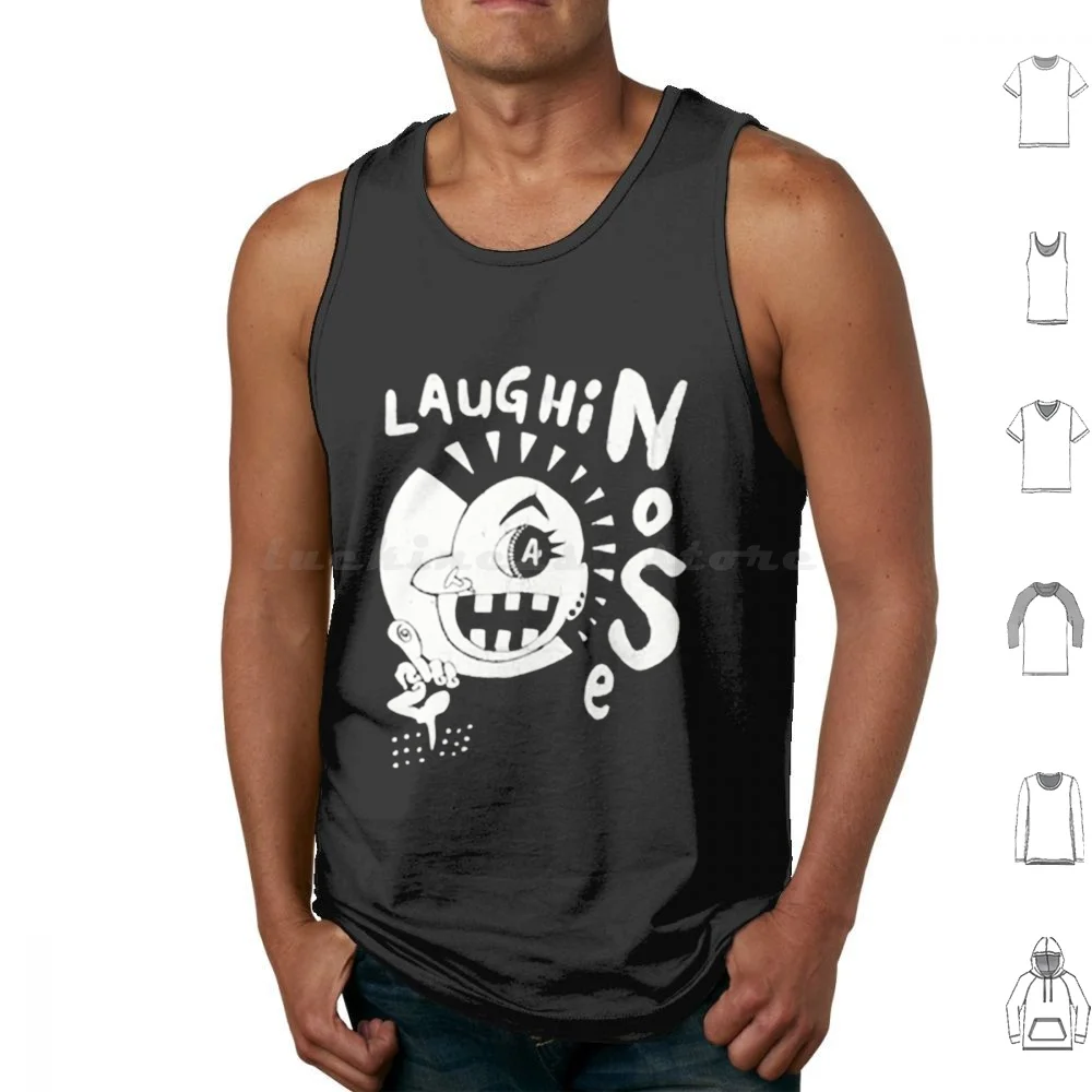 Laughin Nose Tank Tops Vest Sleeveless Laughin Nose Laughin Nose The Laughin Nose Laughin Nose Art Laughin Nose Painting