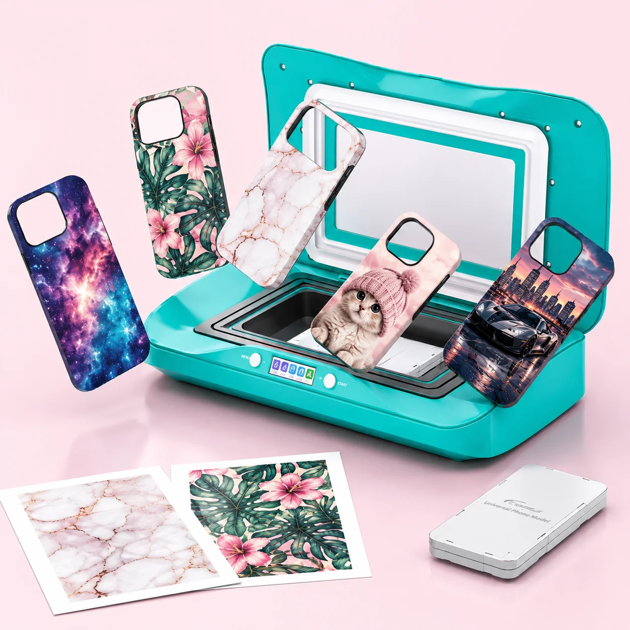 Universal Mold Phone Case Printing Machine Fast Custom Phone Cover Production and Personalized Gifts 3d Sublimation Machine