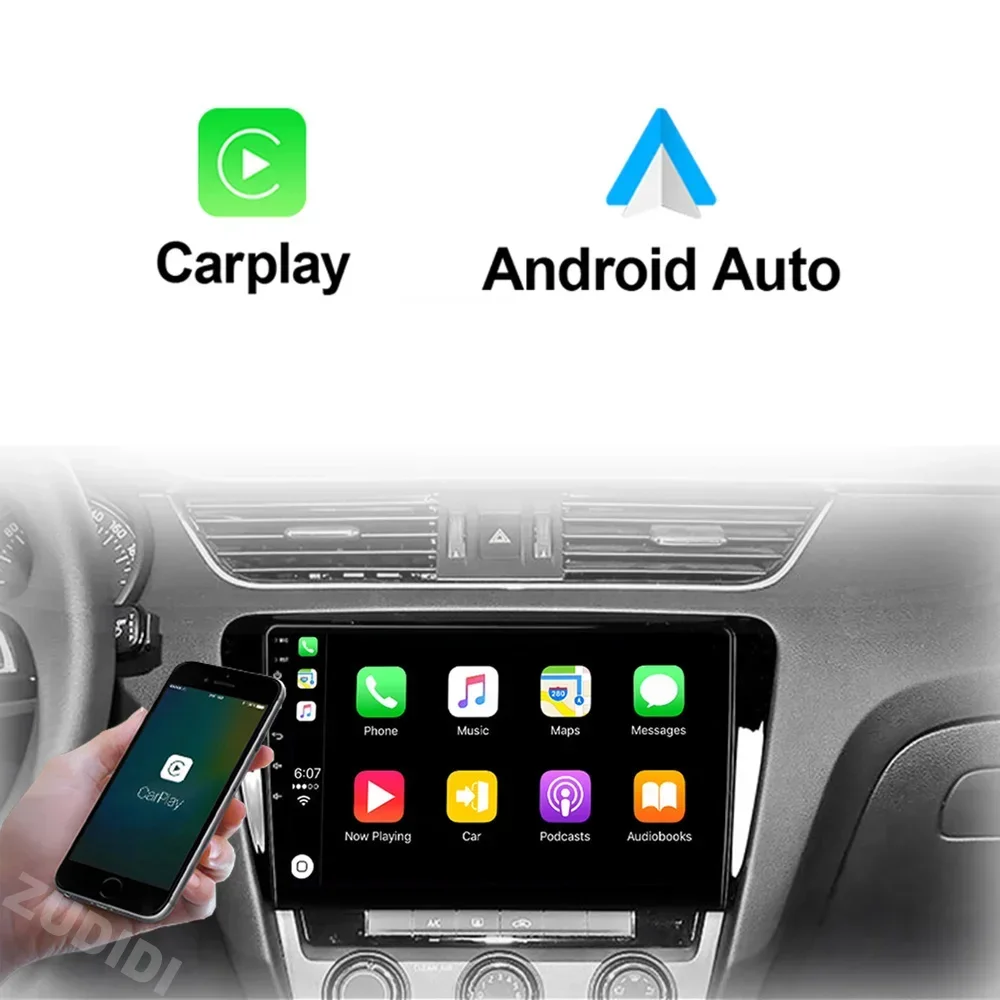 Radio de coche 2 Din Android 13,0 para Volkswagen SKODA Octavia 3 A7 2013-2018 reproductor de vídeo Multimedia navegación GPS pantalla dividida 4G